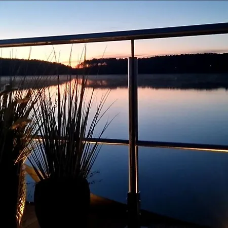 Design Hausboot Am Bei Berlin Mit Sauna Und Kamin Heidesee